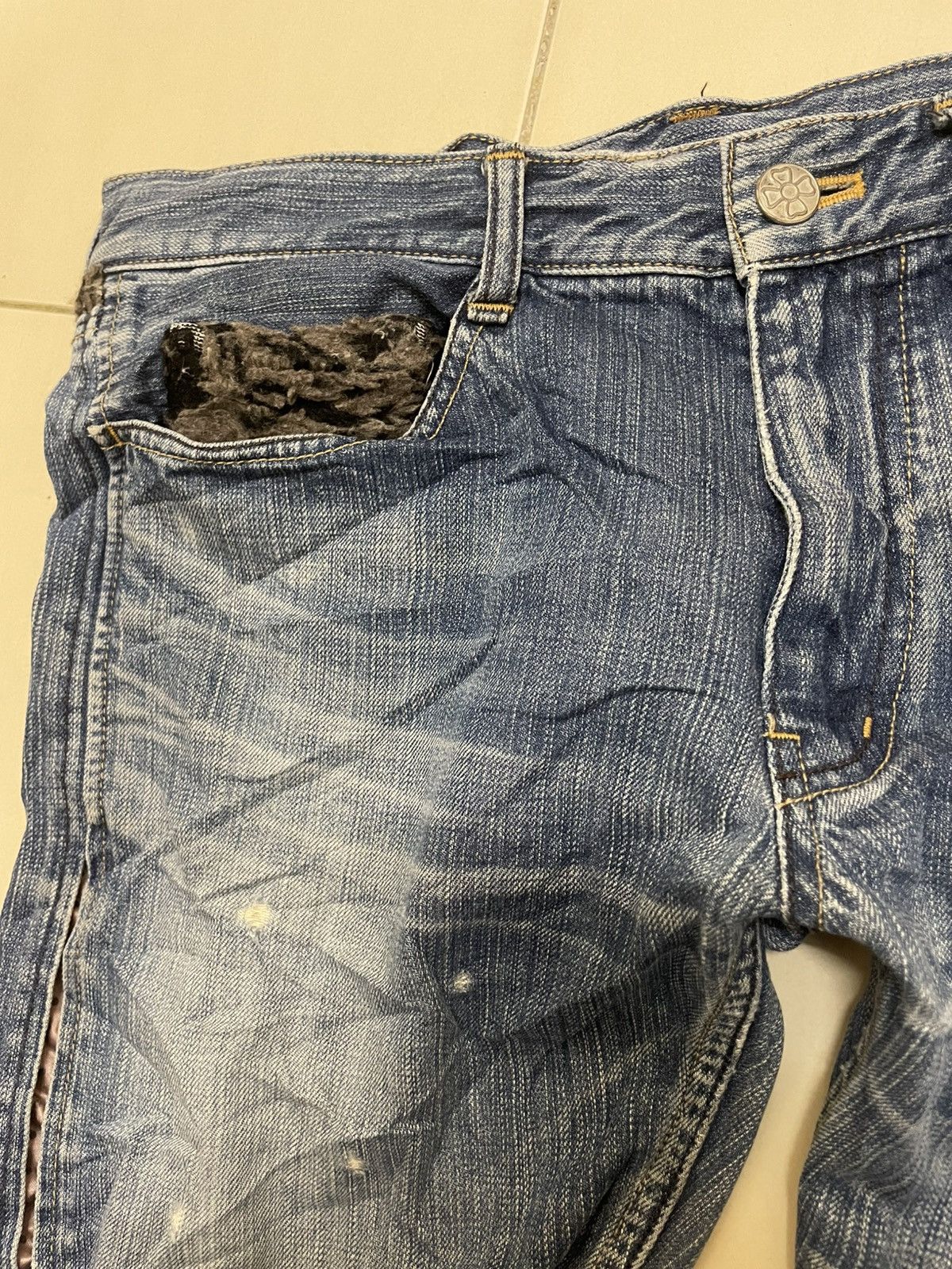 Japanese Brand Ozone Rocks Jeans Size US 31 - 5 Thumbnail