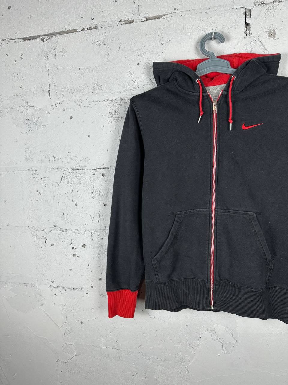 Nike × Vintage NIKE VINTAGE CENTER LOGO OVERSIZE BOXY ZIP HOODIE Size US M / EU 48-50 / 2 - 2 Thumbnail