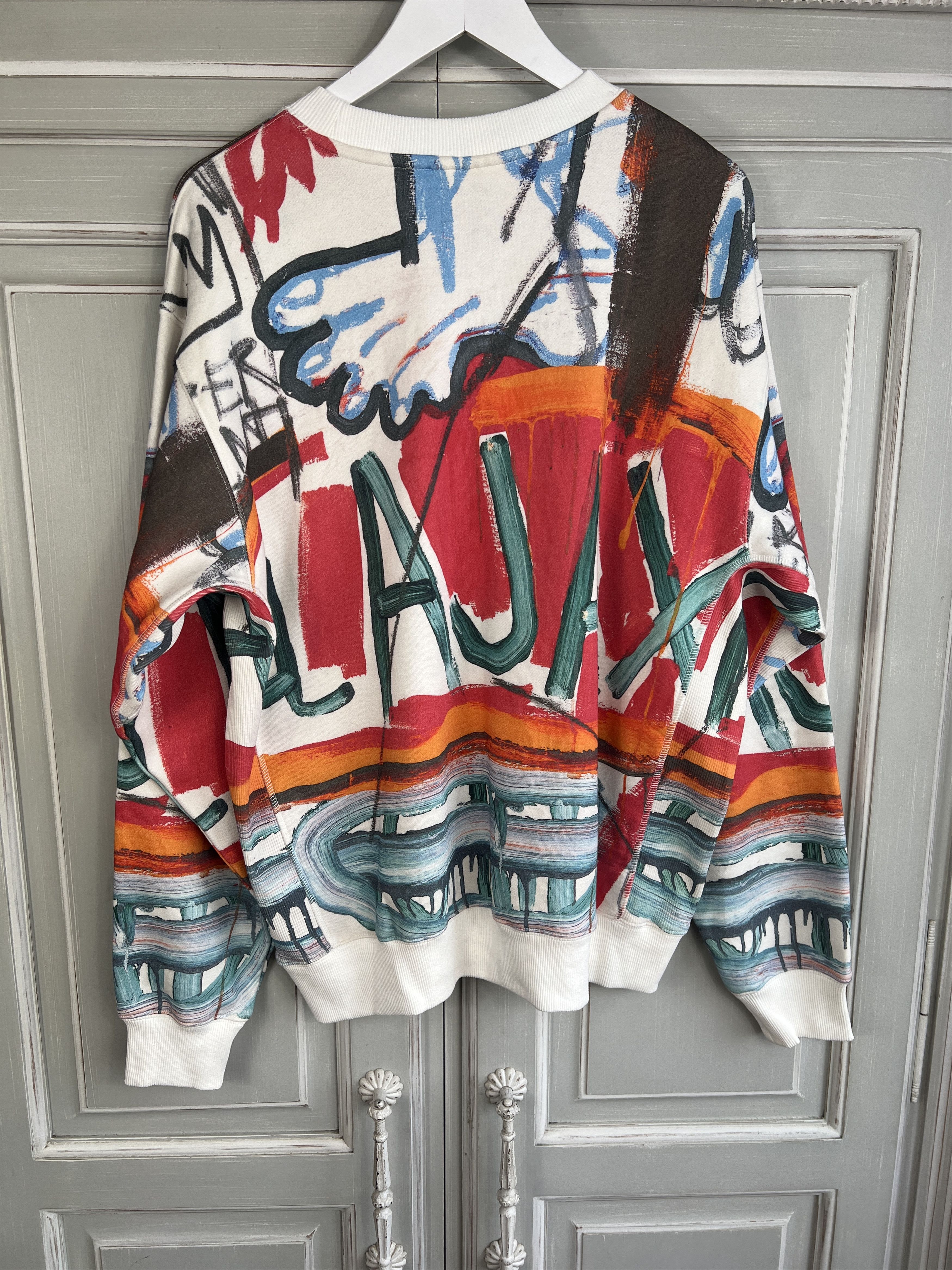 H&M × Jean-Michel Basquiat × Who Decides War WHO DECIDES WAR x EV BRAVADO TELA D'AMORE BASQUIAT H&M Size US M / EU 48-50 / 2 - 7 Thumbnail