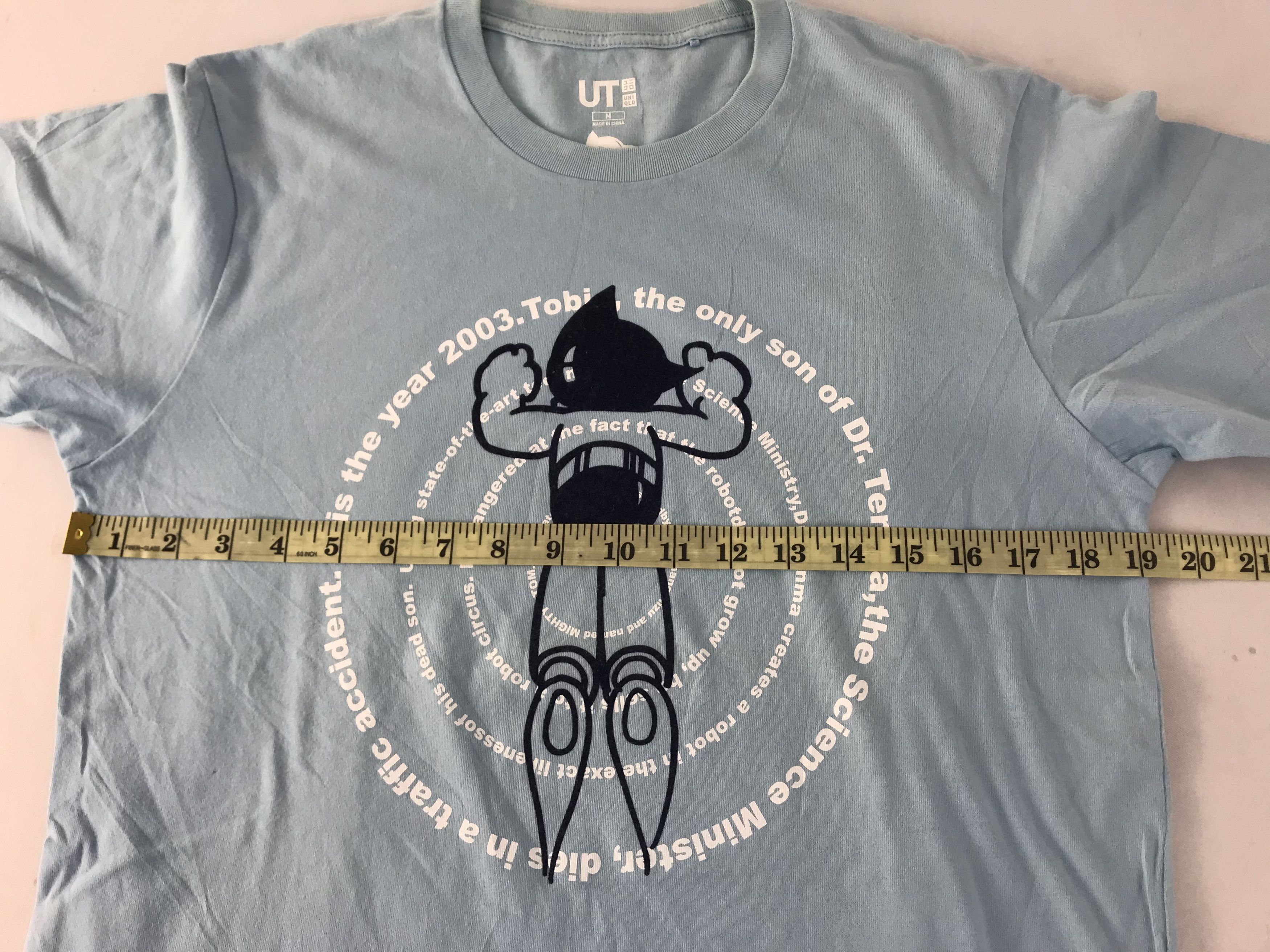 Anime Astro Boy Mighty Atom Flight Anime Tee Size US M / EU 48-50 / 2 - 9 Thumbnail