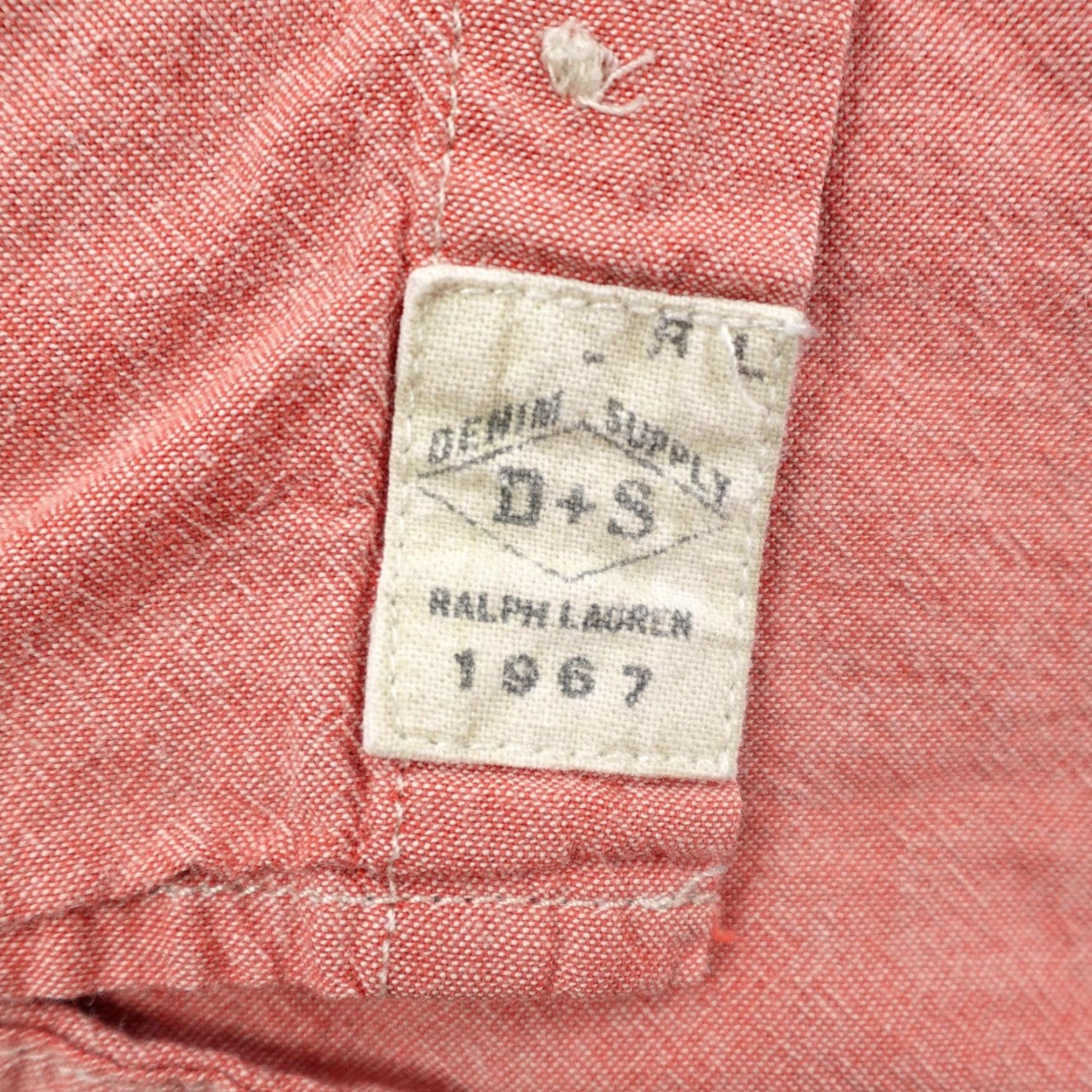 Ralph Lauren Ralph Lauren Denim Supply Shirt Mens Medium Orange Salmon Button-Up Long Sleeve Size US M / EU 48-50 / 2 - 4 Thumbnail