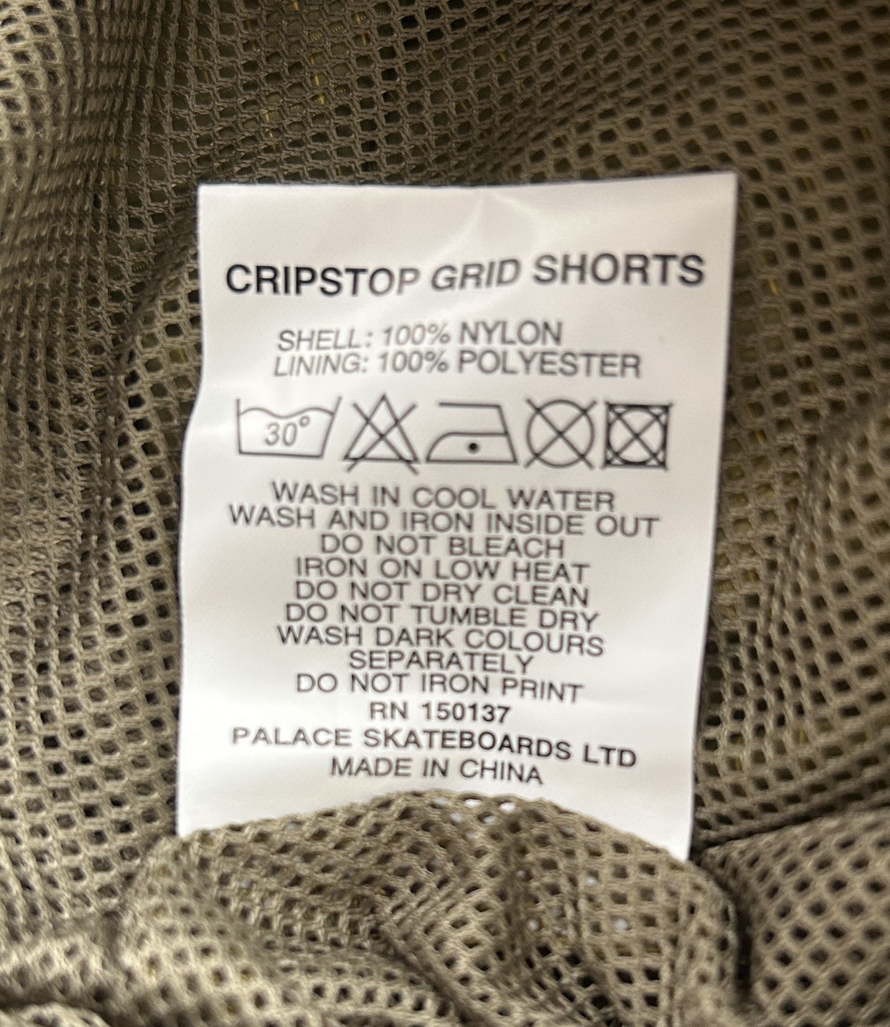 Palace PALACE CRIPSTOP GRID SHORTS YELLOW Size US 32 / EU 48 - 5 Thumbnail