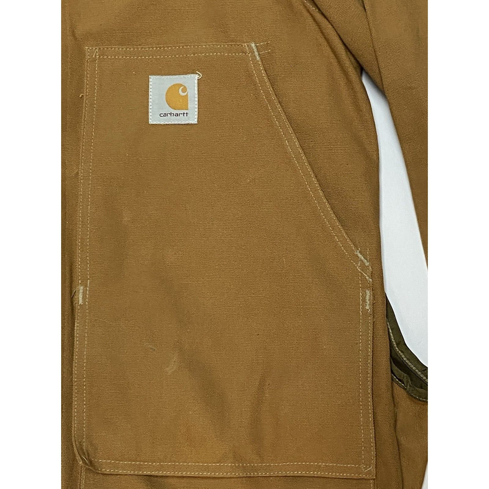 Carhartt VTG Carhartt Hunting Jacket Sz M Duck Canvas Pouch USA Made Size US M / EU 48-50 / 2 - 2 Thumbnail