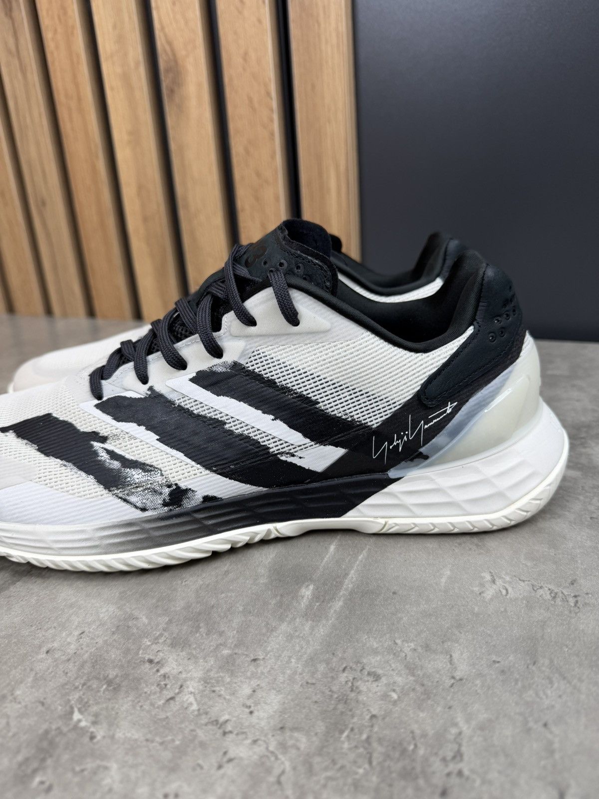Y-3 Adidas Y-3 Yohji Yamamoto Defiant Speed 2 Tennis Shoes Us 12 Size US 12 / EU 45 - 3 Thumbnail