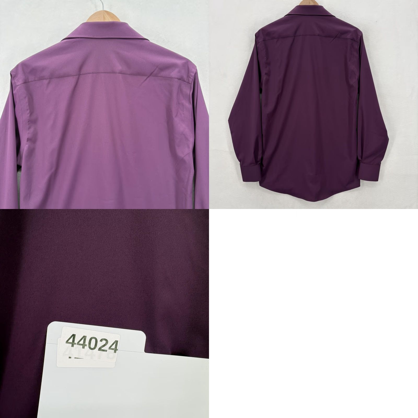 Haggar Haggar Mens Dress Shirt 14-14.5 32/33 Purple Premium Performance Slim Fit NWT Non-Iron Moisture Wicking Stretch 93% Polyester 7% Spandex Long Sleeve Size US M / EU 48-50 / 2 - 9 Thumbnail