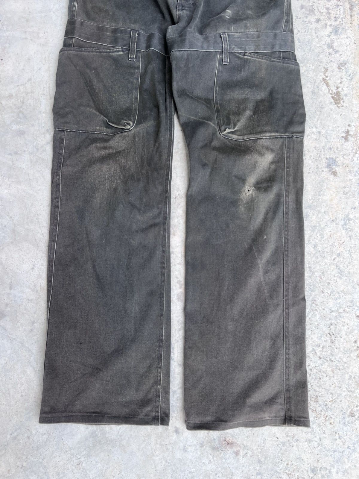 Vintage Thrashed Faded Modern Distressed Baggy Cargo Pant Size US 30 / EU 46 - 2 Thumbnail