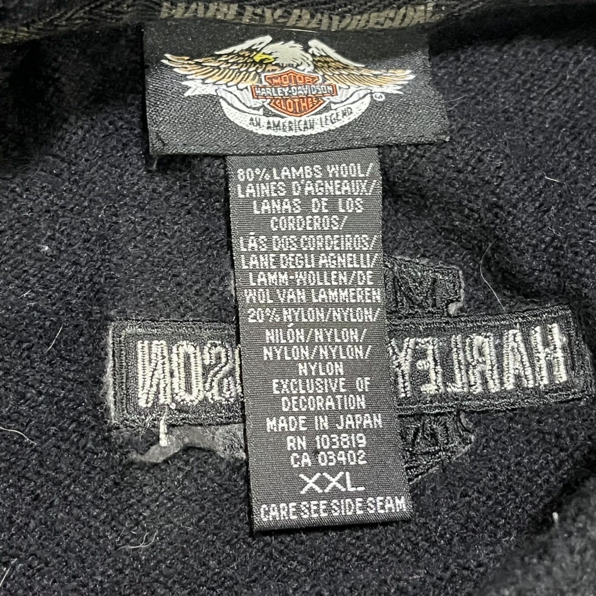 Harley Davidson Vintage Harley Davidson Embroidered Grunge Biker Sweater XXL Size US XXL / EU 58 / 5 - 5 Thumbnail