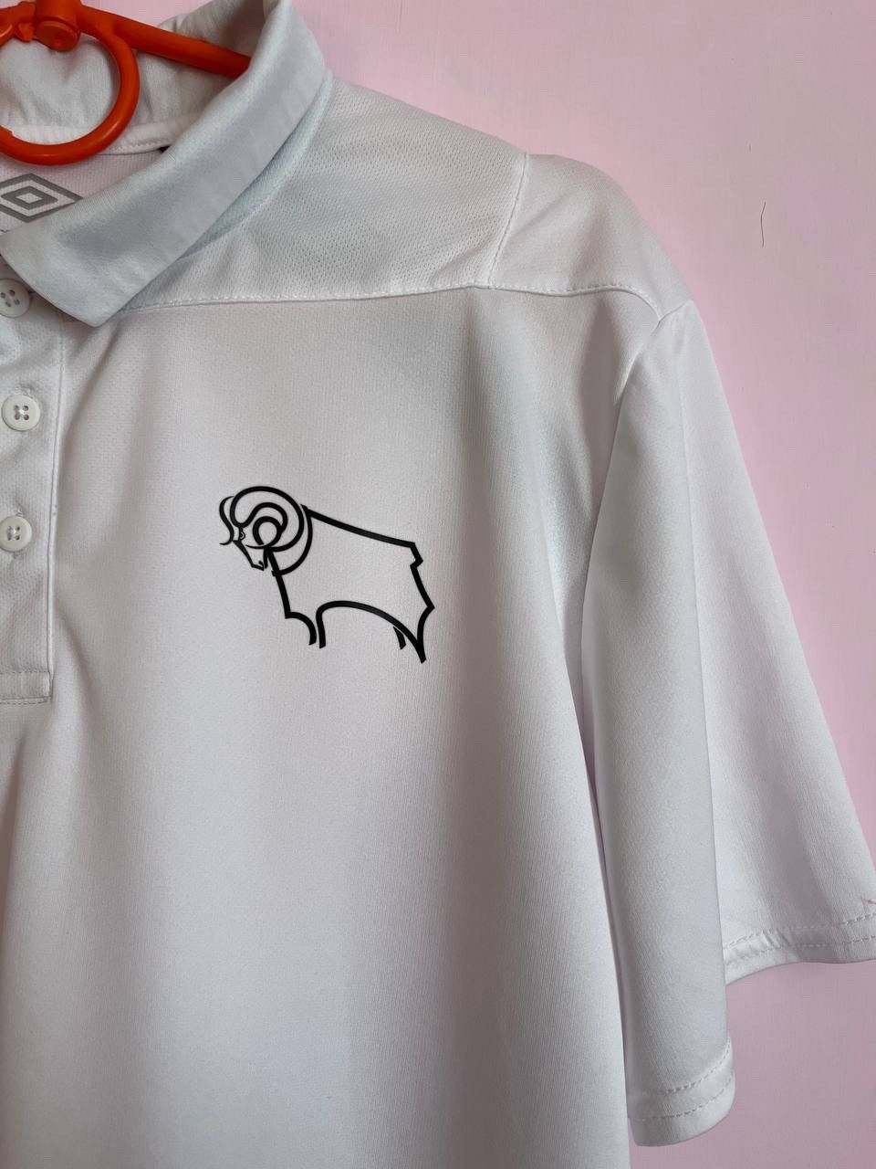 Umbro × Vintage Derby Country FC White Polo Shirt Jersey Umbro The Rams Size US L / EU 52-54 / 3 - 3 Thumbnail