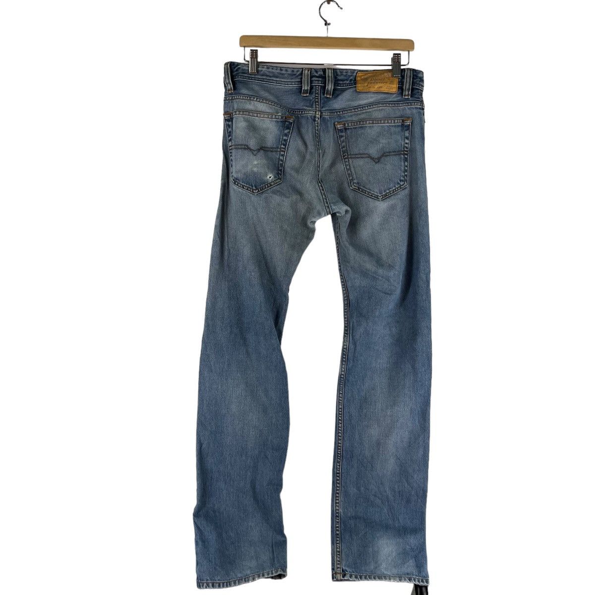 Diesel 🔥VINTAGE FLARE DENIM JEANS BOW CUT DIESEL INDUSTRY Size US 34 / EU 50 - 9 Thumbnail