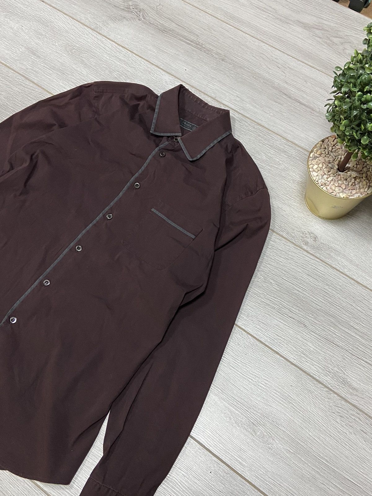 Prada Prada milano vintage shirt buttons Size US L / EU 52-54 / 3 - 2 Thumbnail