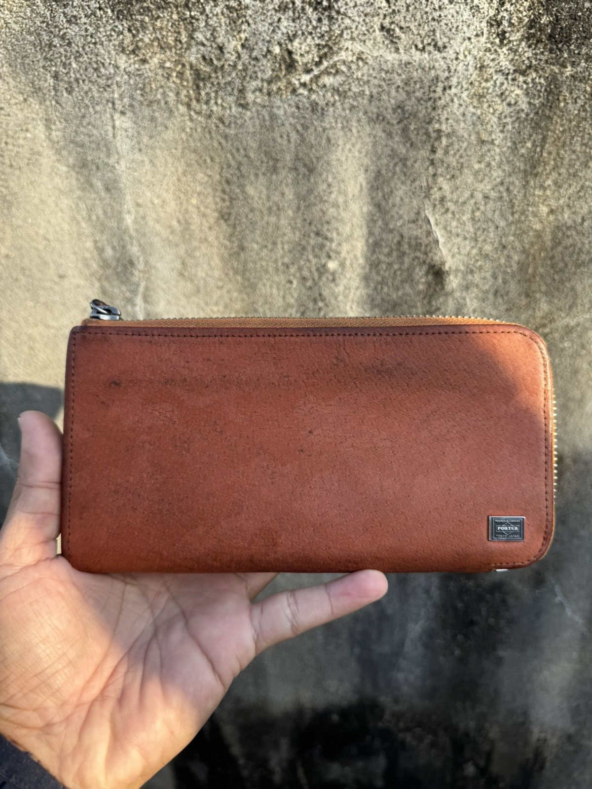 Porter Porter L Shapped Zipper Leather Wallet Size ONE SIZE - 1 Thumbnail