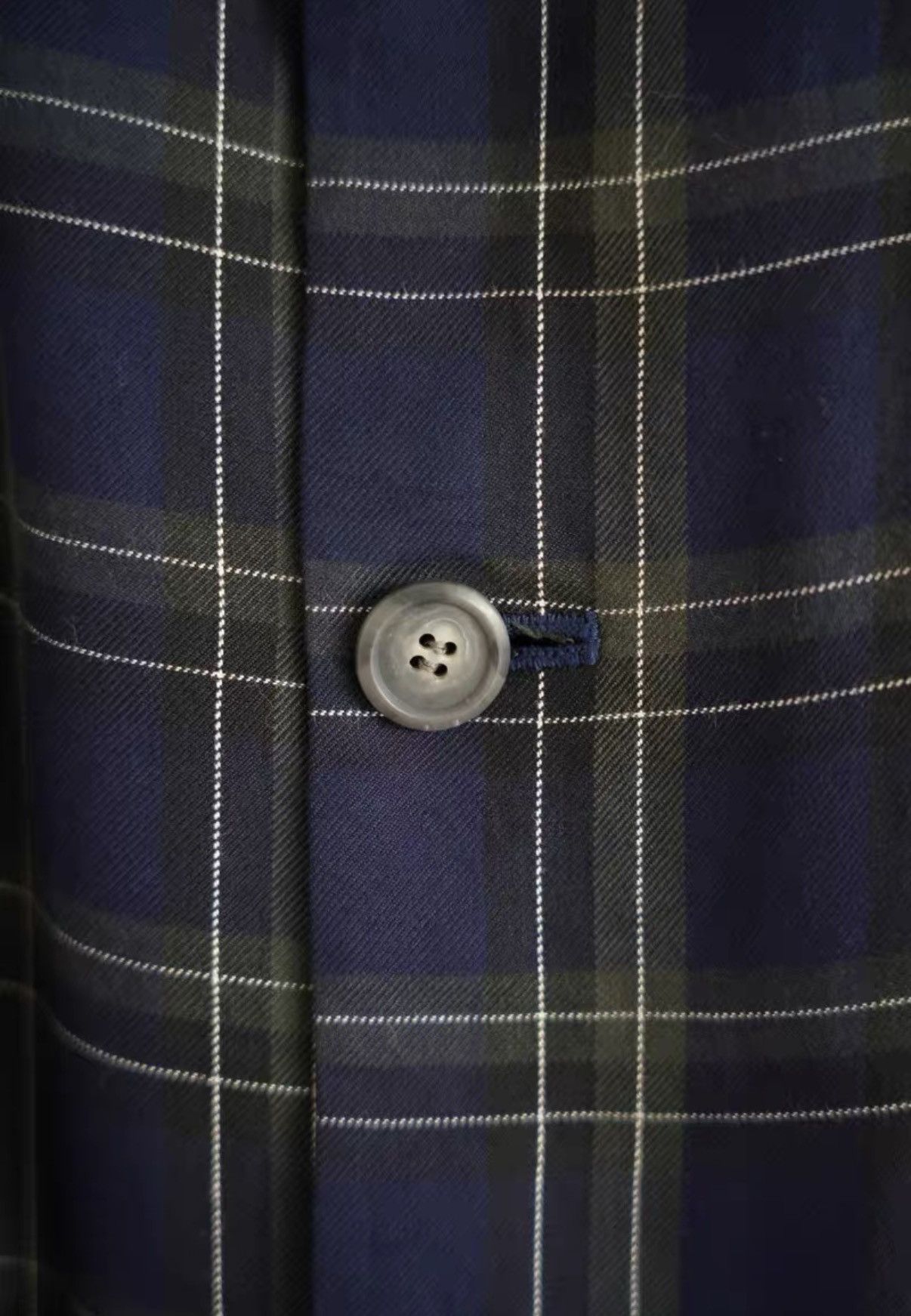 Yohji Yamamoto Yohji Yamamoto 90s Blue-Green Plaid Jacket K4 Size US M / EU 48-50 / 2 - 6 Thumbnail