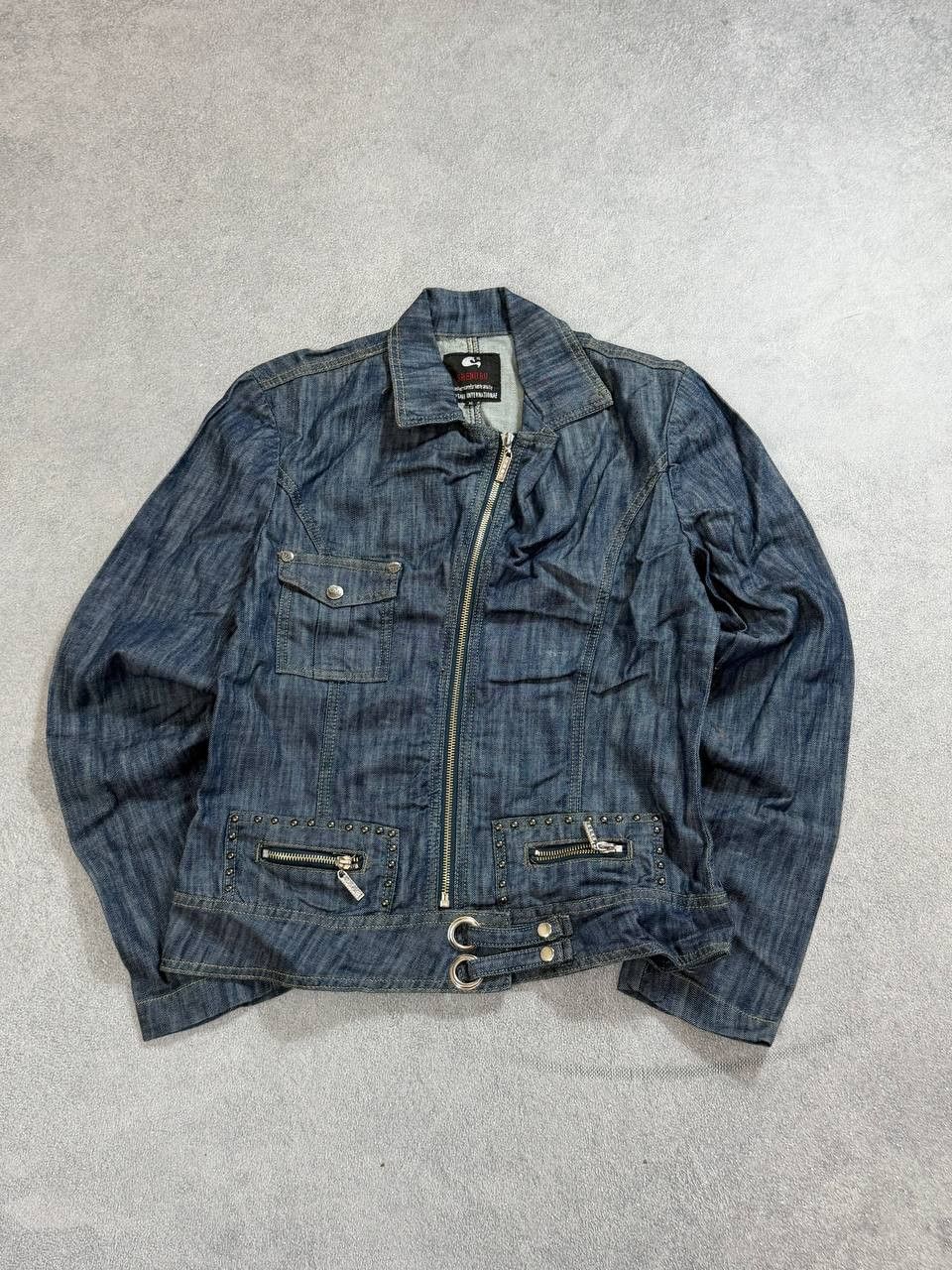 Japanese Brand Denim buttons hype hysteric glamour style denim jacket y2k Size US S / EU 44-46 / 1 - 3 Thumbnail