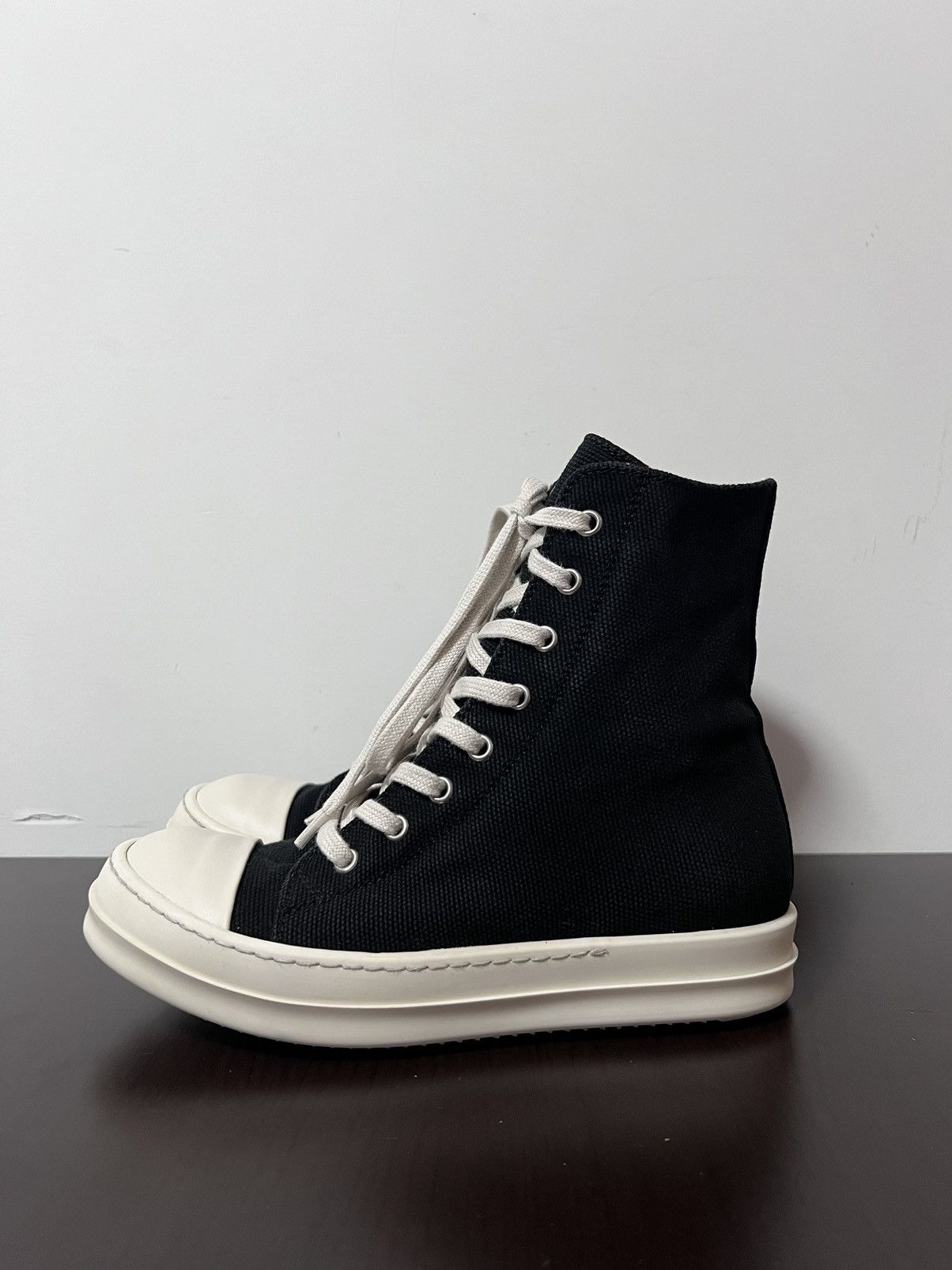 Rick Owens Drkshdw Rick owens ramones high top sneakers sz 36 Size US 6 / IT 36 - 2 Thumbnail