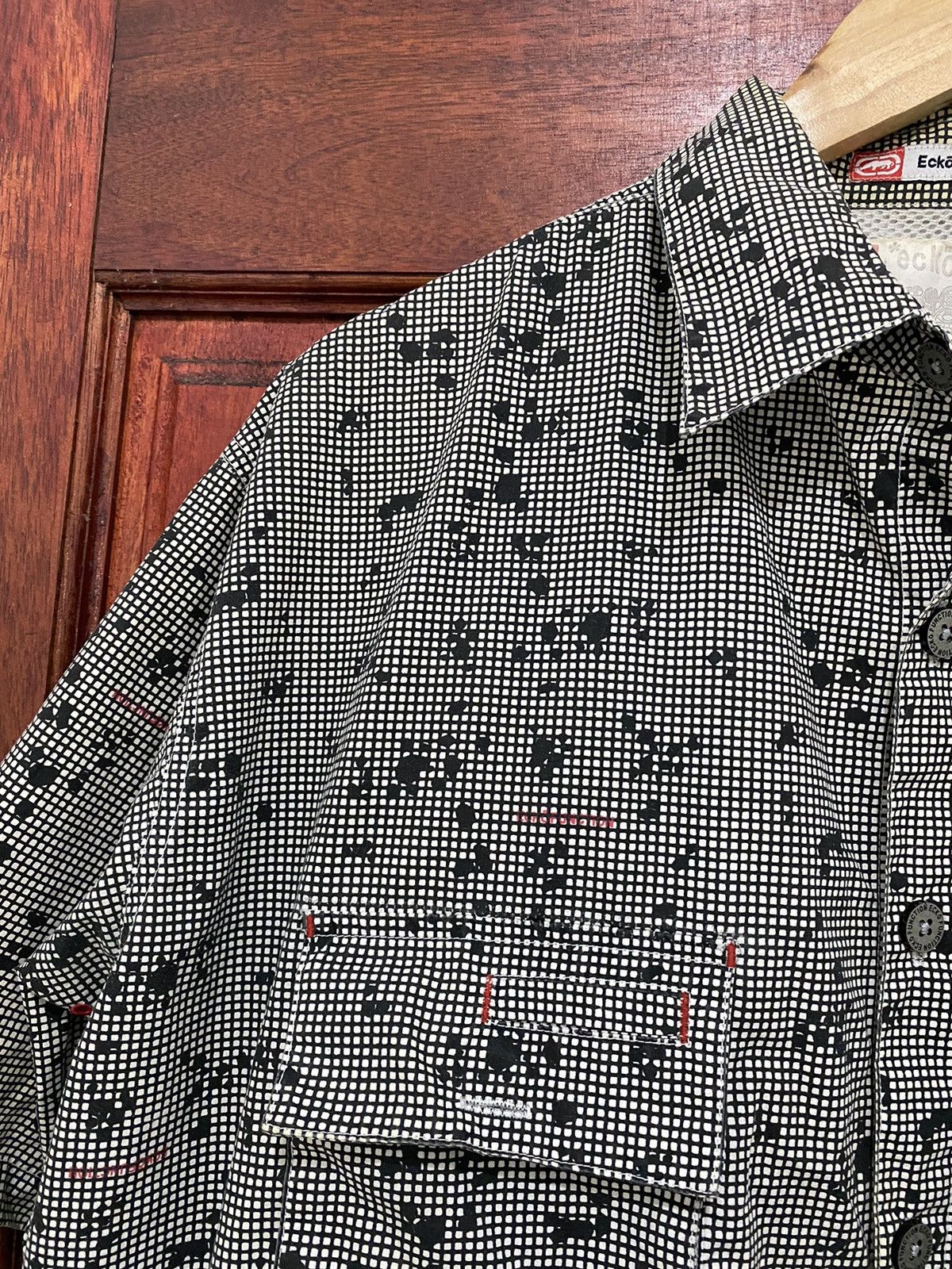 Ecko Unltd. × Japanese Brand Ecko Function Unltd Button Up Polkadot Rare Design Size US L / EU 52-54 / 3 - 3 Thumbnail