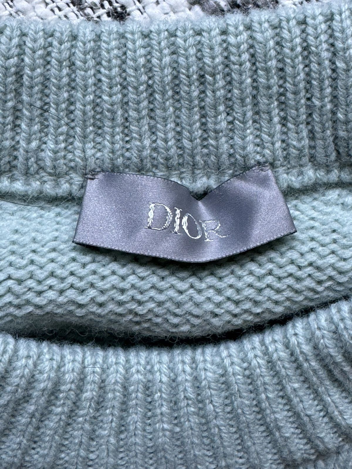 Dior Christian Dior Atelier Sweater Seafoam Green Paris Exclusive Size US L / EU 52-54 / 3 - 5 Thumbnail