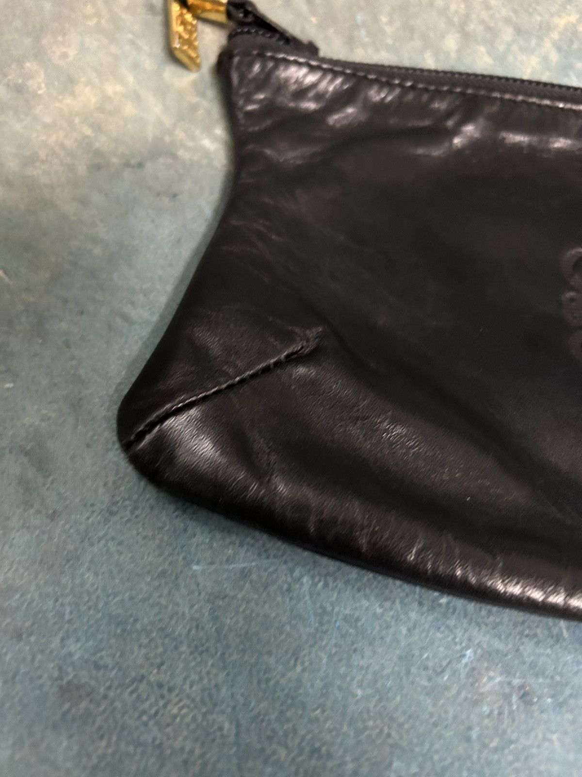 Loewe 90s Heritage Black Nappa Anagram Leather Pouch/Clutch Size ONE SIZE - 14 Thumbnail