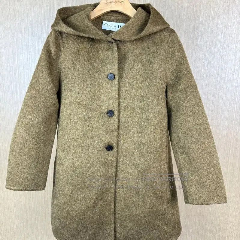 Dior Dior Military Green Wool Women's Coat . Size XS / US 0-2 / IT 36-38 - 1 Thumbnail