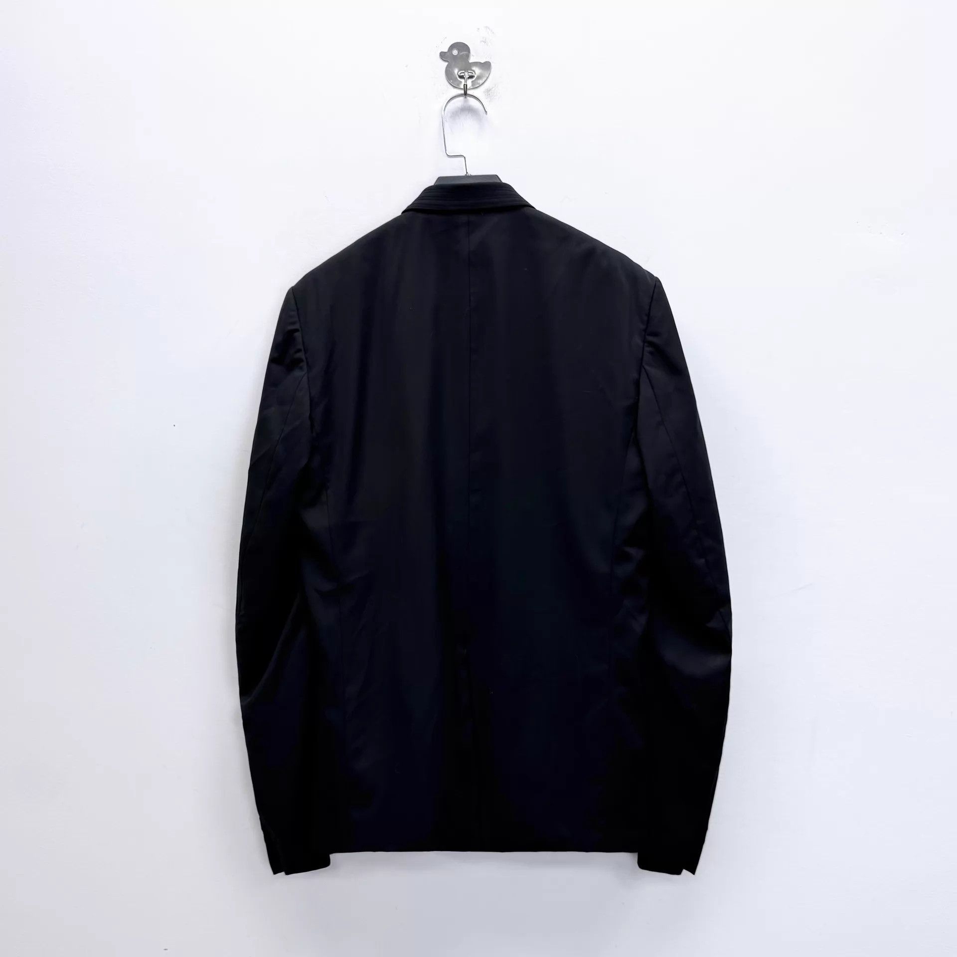 Dior Dior Black Collar Stripe Wool Blazer 48 Rare Size 48R - 2 Thumbnail