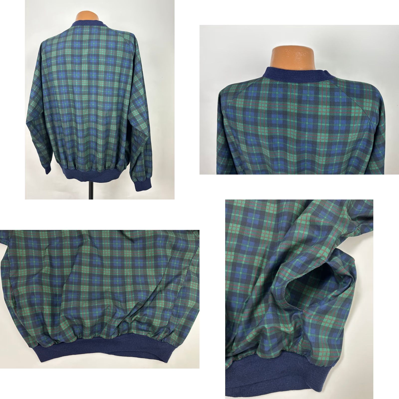 Bell Vintage Golf Windbreaker Pullover XL Southwestern Bell Yellow Pages Tartan Plaid Size US XL / EU 56 / 4 - 8 Thumbnail