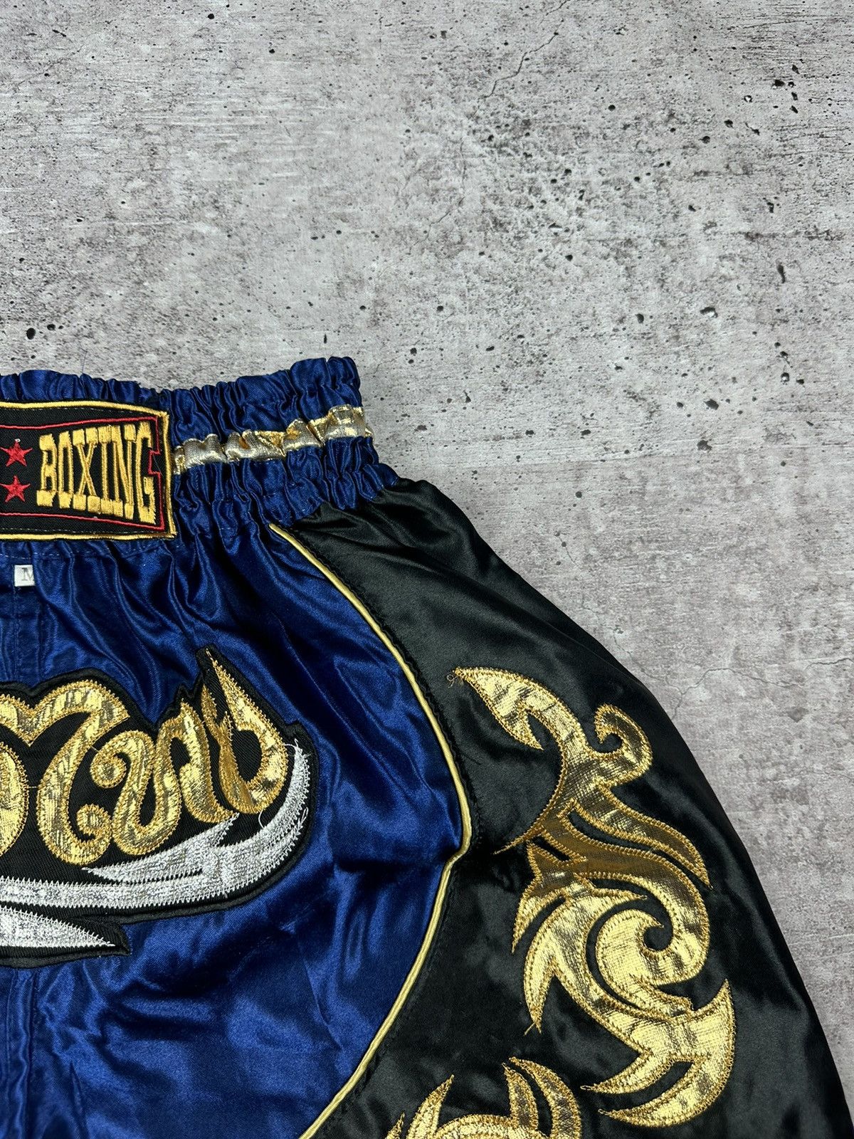 Japanese Brand Vintage Muay Thai Boxing Blue Shorts Size US 32 / EU 48 - 3 Thumbnail