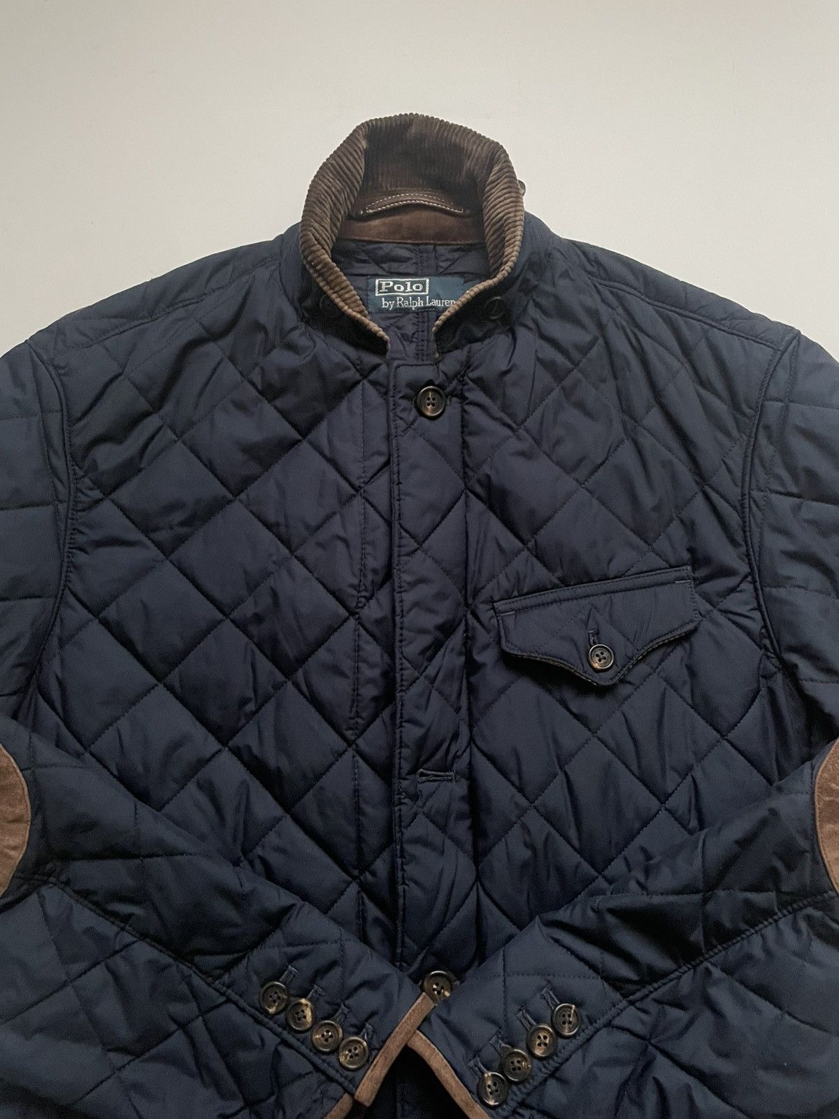 Polo Ralph Lauren Polo Ralph Lauren Quilted Jacket Navy M Size US M / EU 48-50 / 2 - 3 Thumbnail