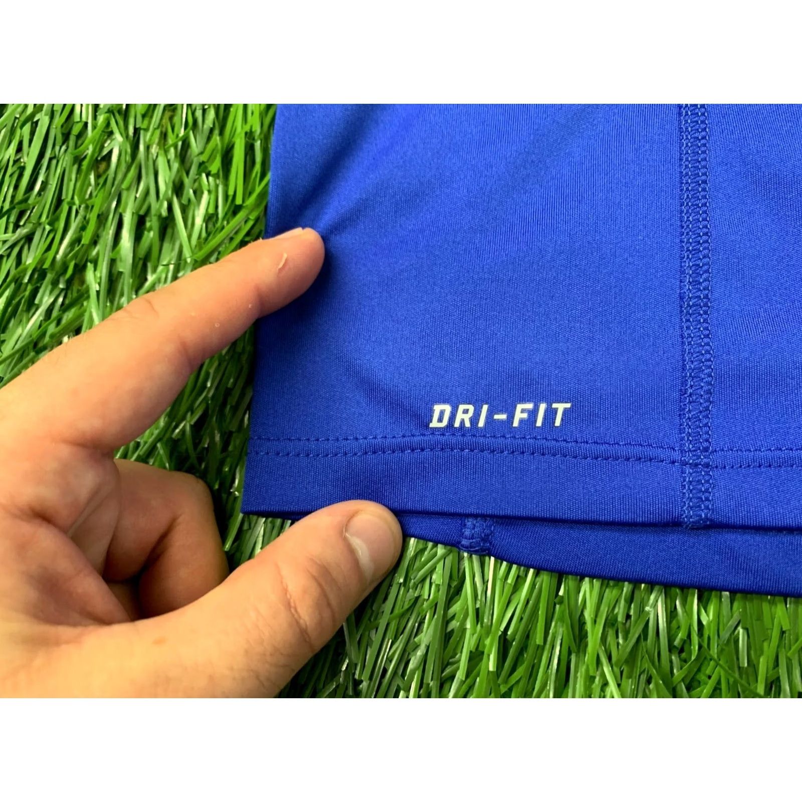 Nike Nike Dri-FIT Running Men Shirt Jersey Size L Blue 2015 Training Sweatshirt? Size US L / EU 52-54 / 3 - 4 Thumbnail