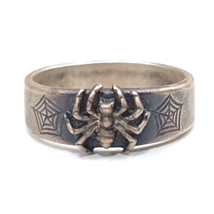 Jean Paul Gaultier Jean Paul Gaultier Sterling silver spider spider web ring Size ONE SIZE - 1 Thumbnail