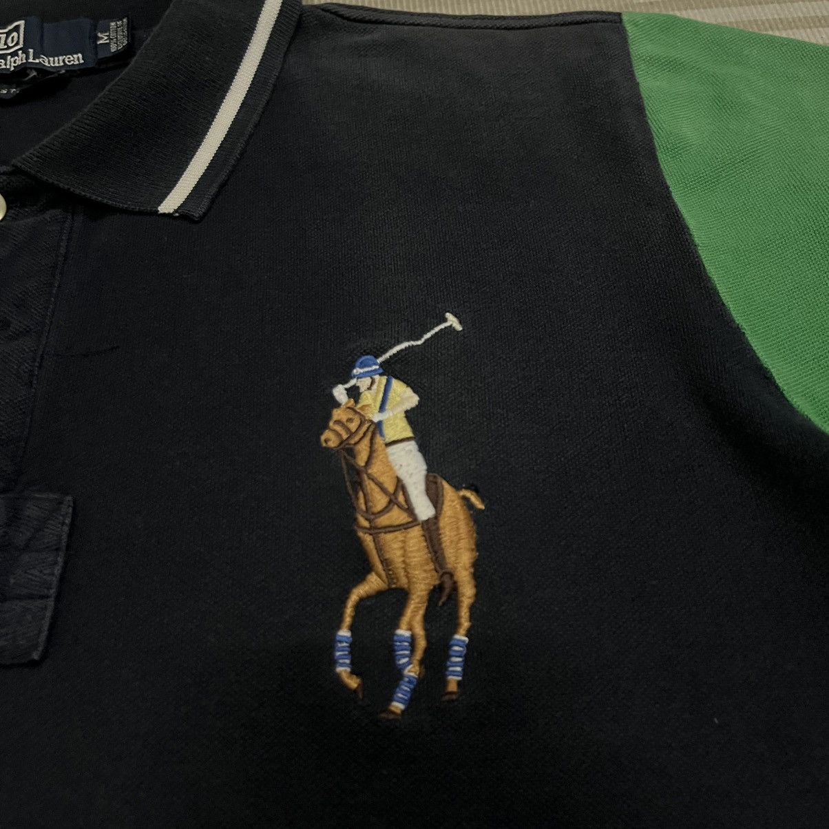 Polo Ralph Lauren Vintage Polo Ralph Lauren "Mercer Club" Polo Shirt Size US M / EU 48-50 / 2 - 4 Thumbnail