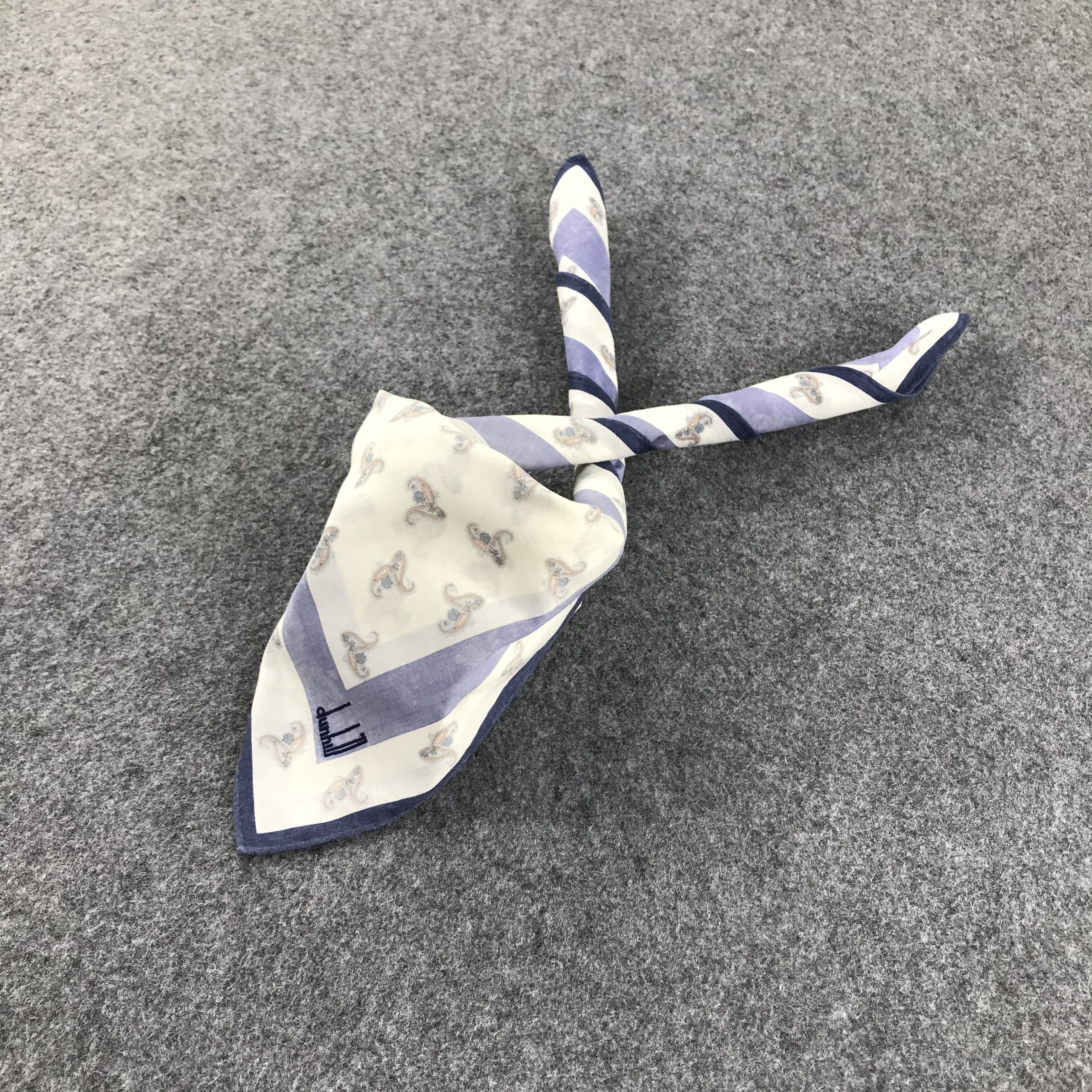 Alfred Dunhill Dunhill Handkerchief Neckerchief Bandana H484 Size ONE SIZE - 3 Thumbnail