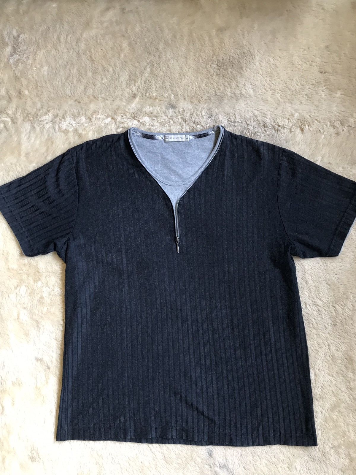 Japanese Brand Double Layer Stripe Petit Bonheur Inattendu Millennial Style Size US L / EU 52-54 / 3 - 2 Thumbnail