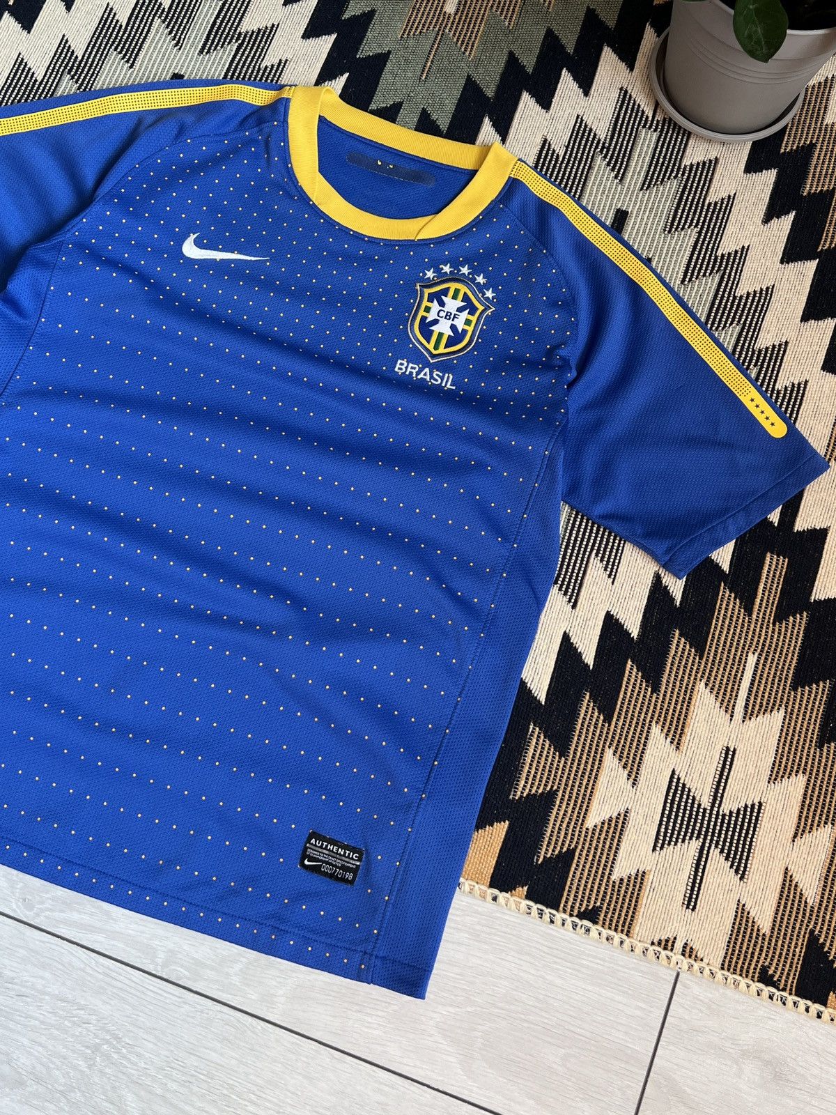 Nike Nike Brazil Blokecore Soccer Jersey Size US XS / EU 42 / 0 - 3 Thumbnail