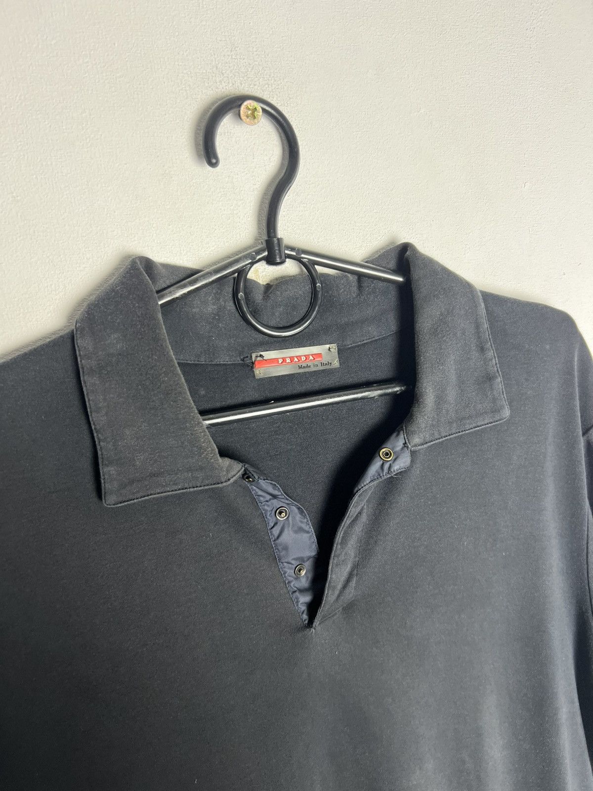Prada Prada Polo Red Tab T Shirt Size US L / EU 52-54 / 3 - 4 Thumbnail