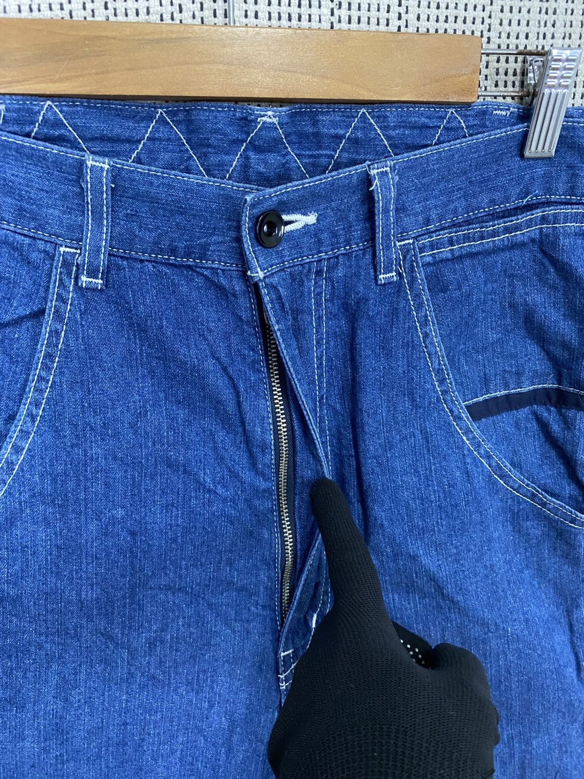 Designer × HARE × Japanese Brand Japanase brand designer hare denim high rise big pocket Size US 32 / EU 48 - 10 Thumbnail