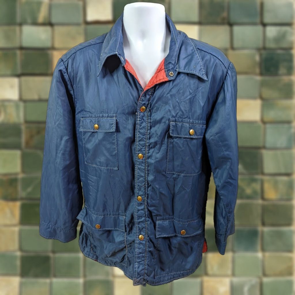 Walls VINTAGE Walls Insulated Outerwear Men's Jacket Collared Pockets Size Large Light Size US L / EU 52-54 / 3 - 1 Thumbnail