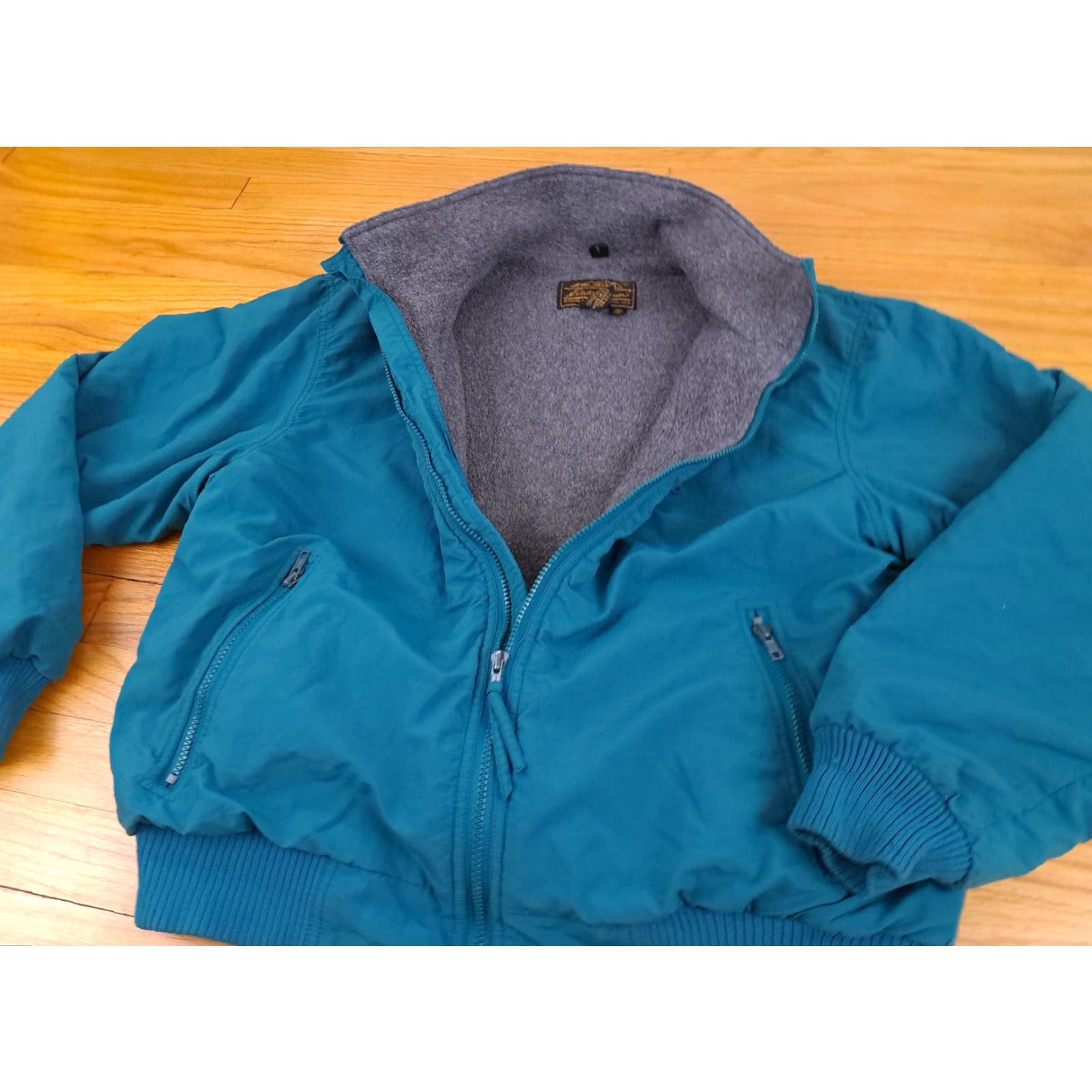 Eddie Bauer Eddie Bauer Jacket USA Made Full Zip Green-Teal Lightly Insulated L Size US L / EU 52-54 / 3 - 5 Thumbnail
