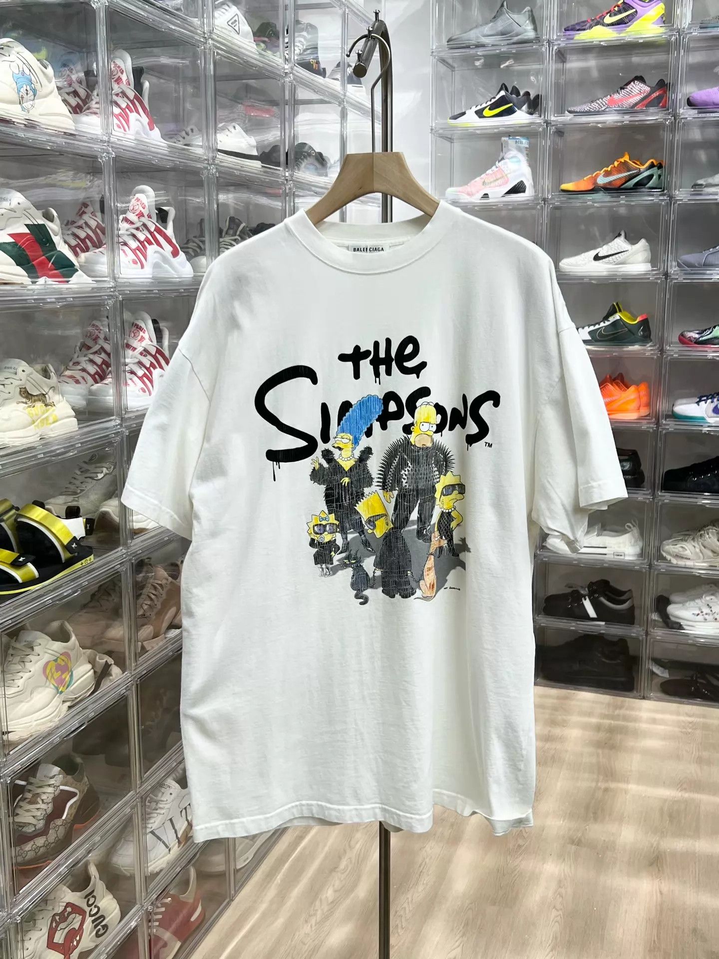 Balenciaga Balenciaga x Simpsons White T-Shirt Size 2 Size US M / EU 48-50 / 2 - 1 Thumbnail