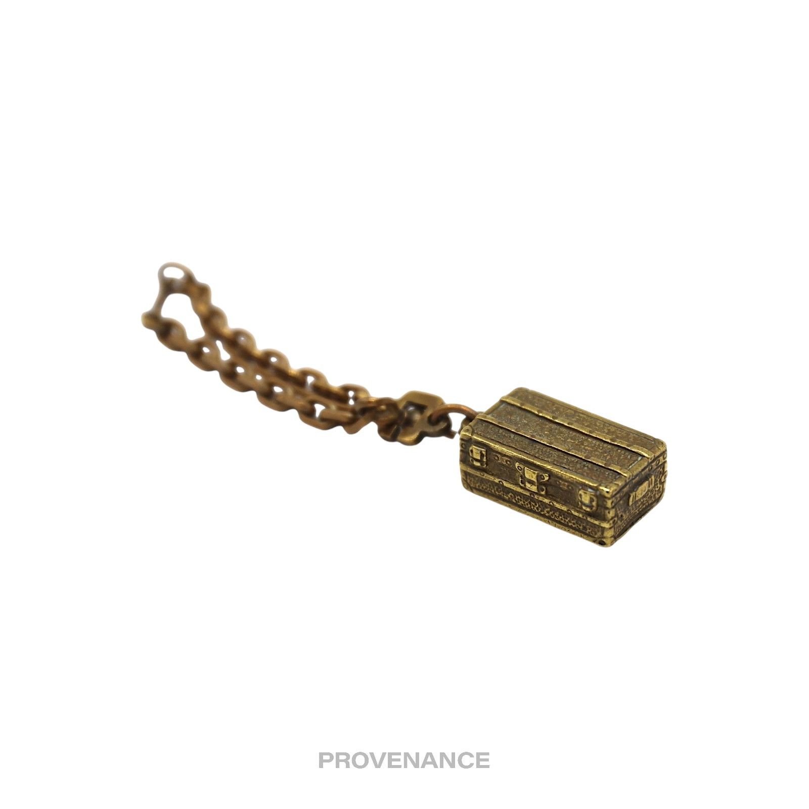 Louis Vuitton 🔴 Louis Vuitton Trunk Keychain Charm - Solid Aged Brass Size ONE SIZE - 3 Thumbnail