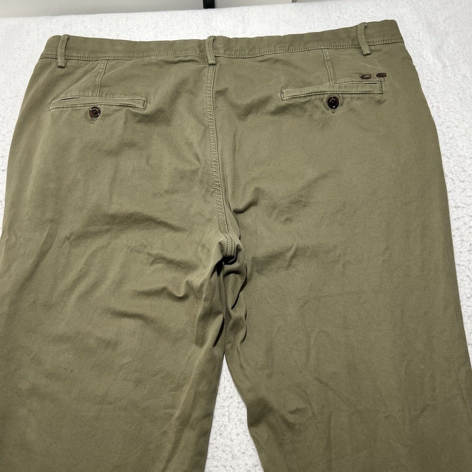 Other Cortefiel 42 Regular Fit Olive Green Straight Chino Pants Size US 42 / EU 58 - 7 Thumbnail