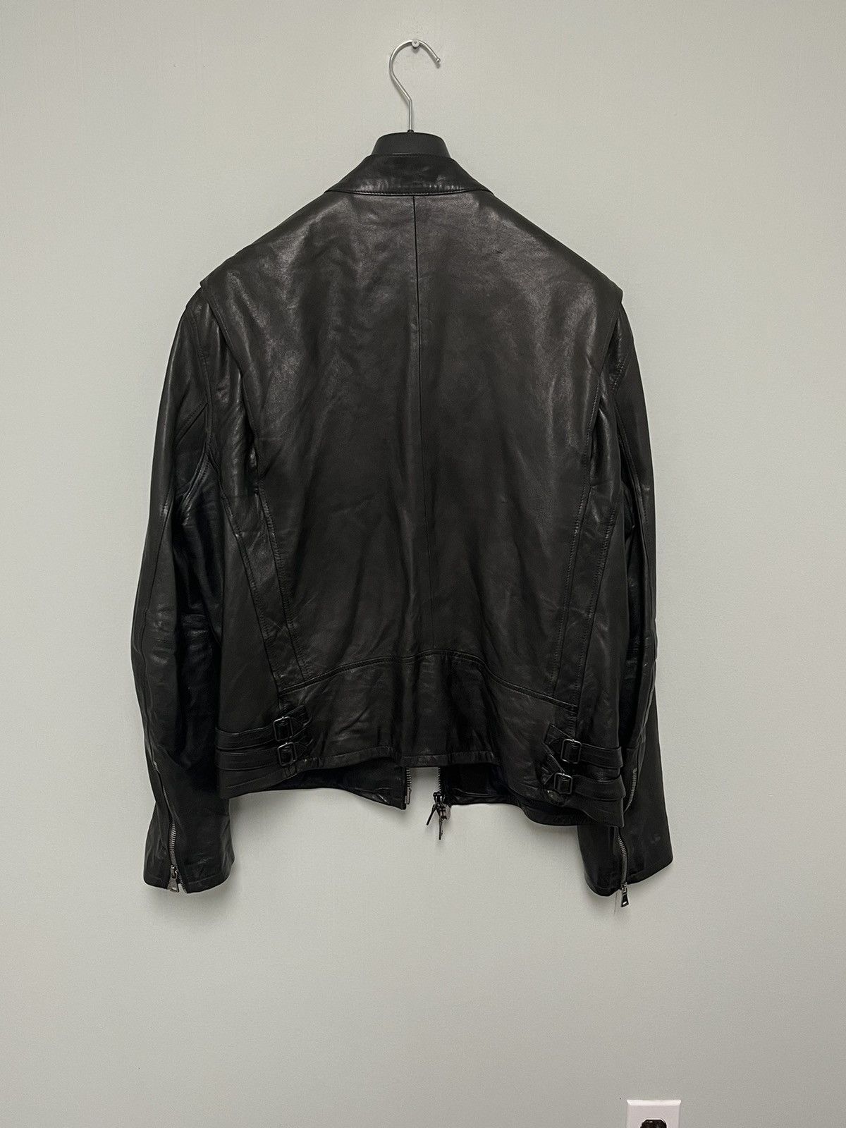 John Varvatos Zip Front Biker Jacket. 52 Size US L / EU 52-54 / 3 - 12 Thumbnail
