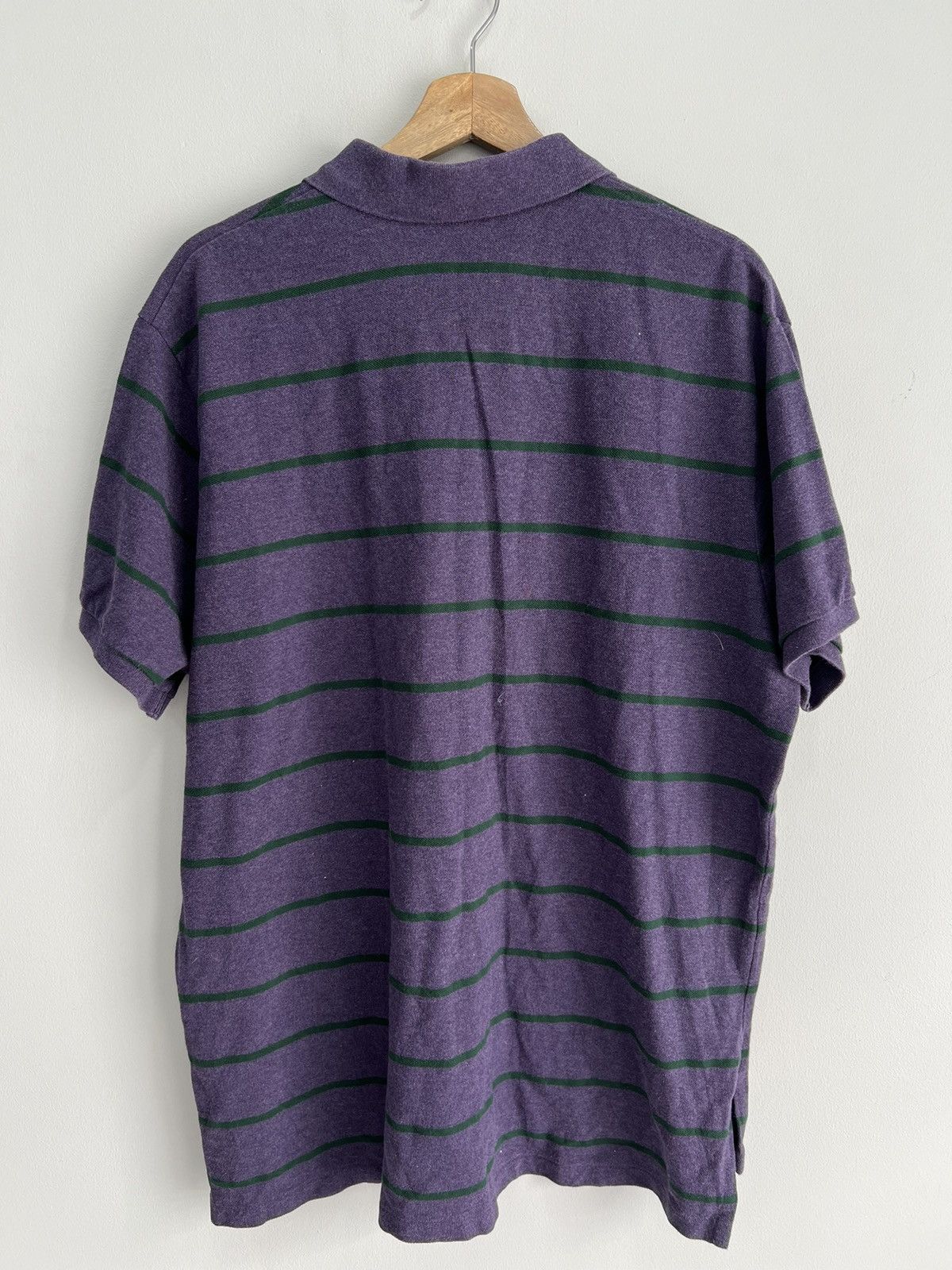 Polo Ralph Lauren Vintage 90s Ralph Lauren Polo Shirt Striped pony xxl Size US XXL / EU 58 / 5 - 2 Thumbnail