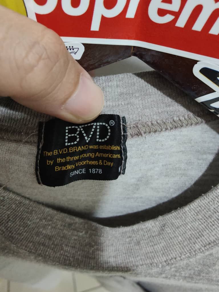 Vintage vintage BVD Brand Sleeveless T Shirt Single Stitch Size US M / EU 48-50 / 2 - 2 Thumbnail