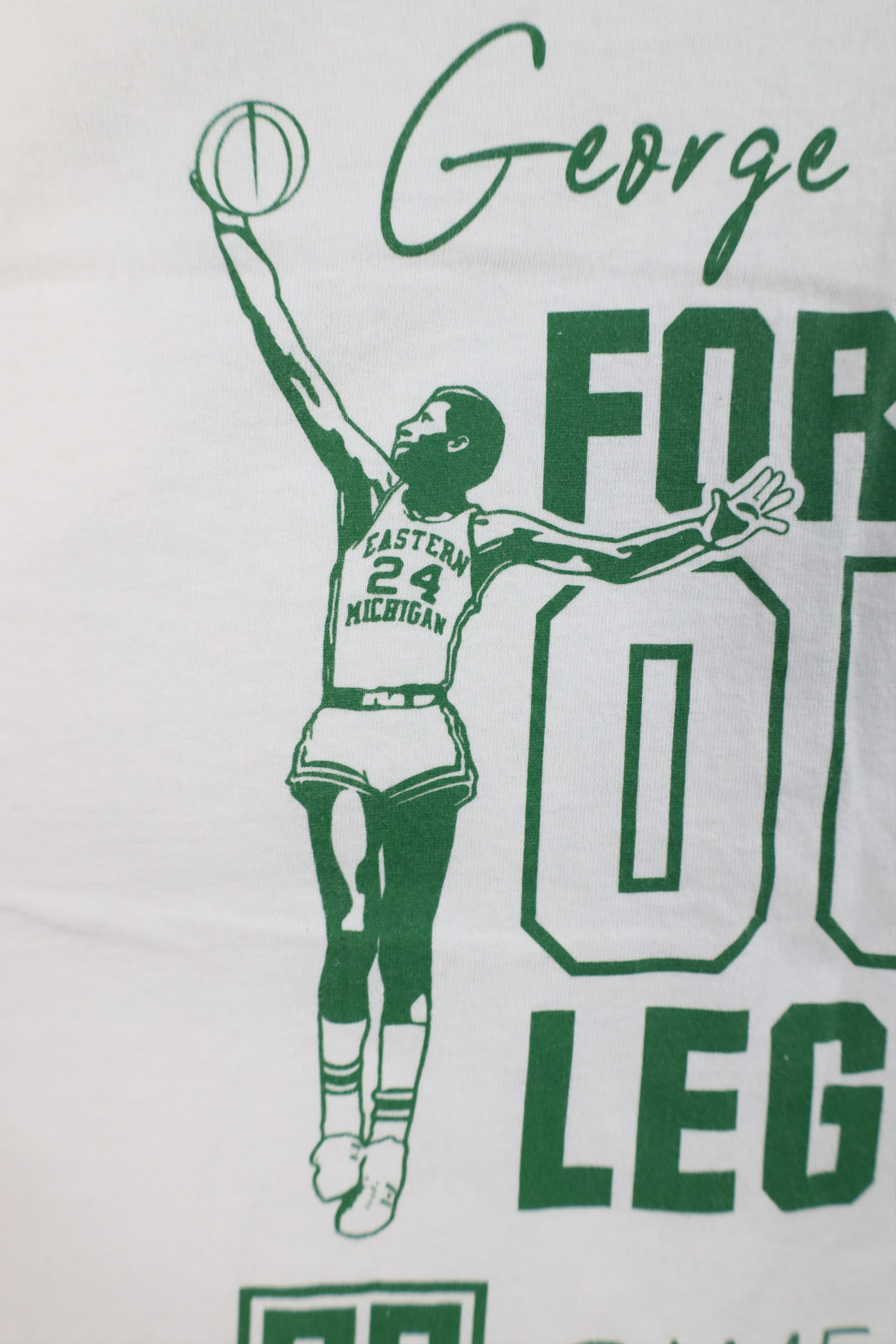 Gildan George Gervin Eastern Michigan University Basketball T-Shirt Size US M / EU 48-50 / 2 - 5 Thumbnail