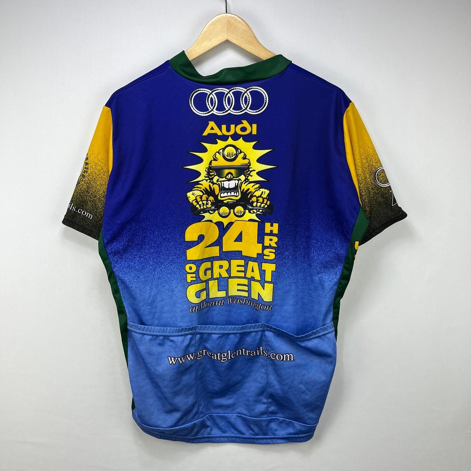 Anne-Valerie Dupond Vintage Voler Audi Cycling Size Large Bicycle Jersey XL Size ONE SIZE - 11 Thumbnail