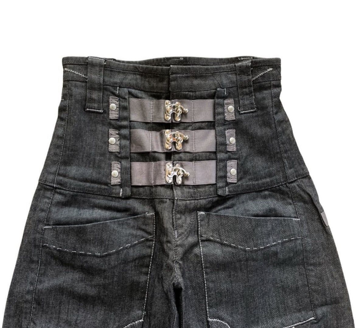 If Six Was Nine 2000s Marithe Francois Girbaud Asymmetric Cargo y2k style Size US 28 / EU 44 - 3 Thumbnail