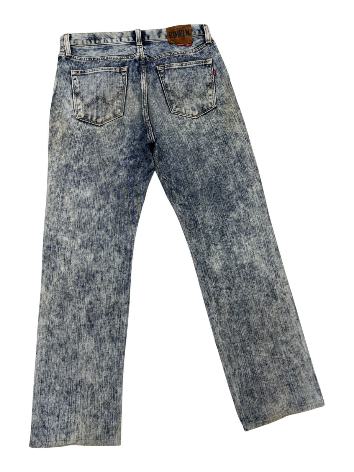 Kapital Edwin No 403 Acid Wash Made In Japan Distressed Denim Jeans Size US 34 / EU 50 - 4 Thumbnail