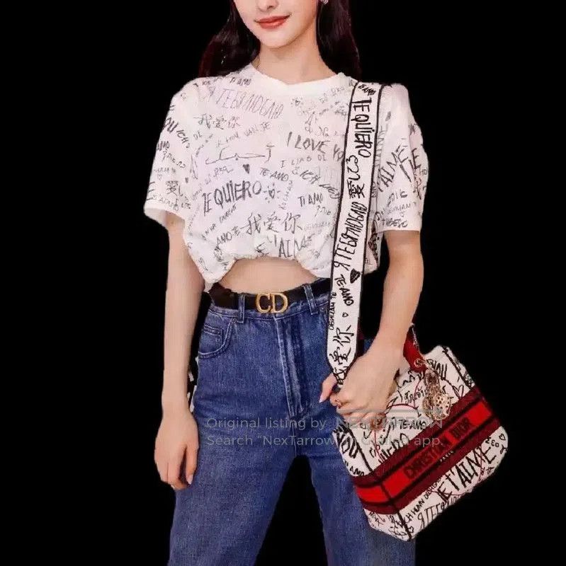 Dior Dior Summer Cream Cropped T. Size M / US 6-8 / IT 42-44 - 1 Thumbnail