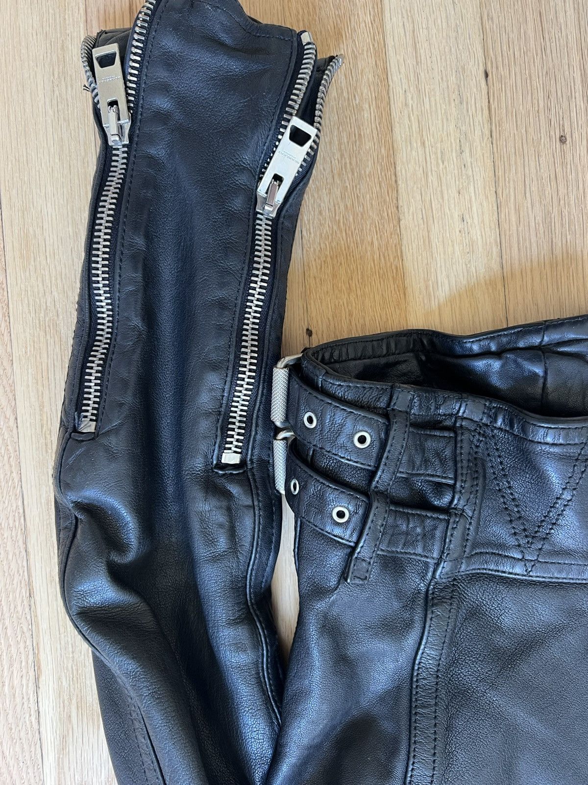 Burberry Prorsum Burberry Prorsum 2011 Leather Biker Jacket 38 Size S / US 4 / IT 40 - 12 Thumbnail