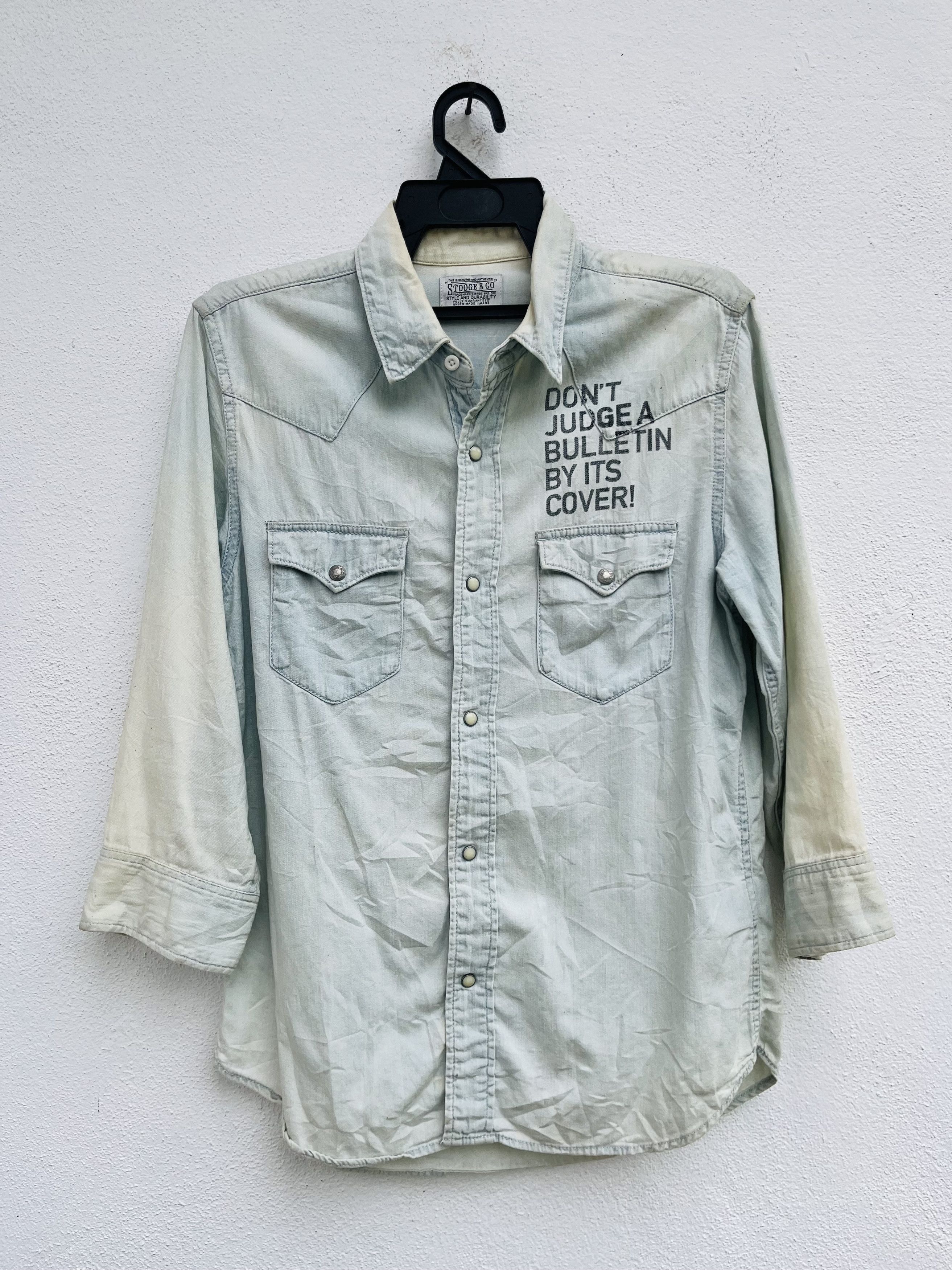 Japanese Brand × Vintage Vintage Bullet Don’t Judge It By It’s Cover Fashion Style Size S / US 4 / IT 40 - 2 Thumbnail