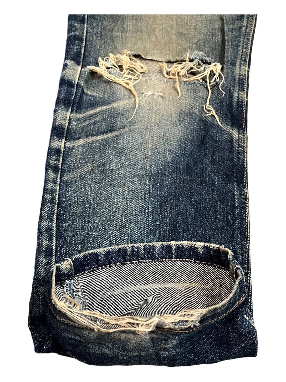 Lee Vintage Lee Riders MudWashed Distressed Style Jeans Size US 29 - 5 Thumbnail